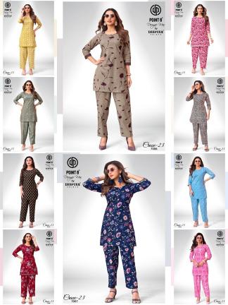 Deeptex craze vol-7 coord set wholesale for women